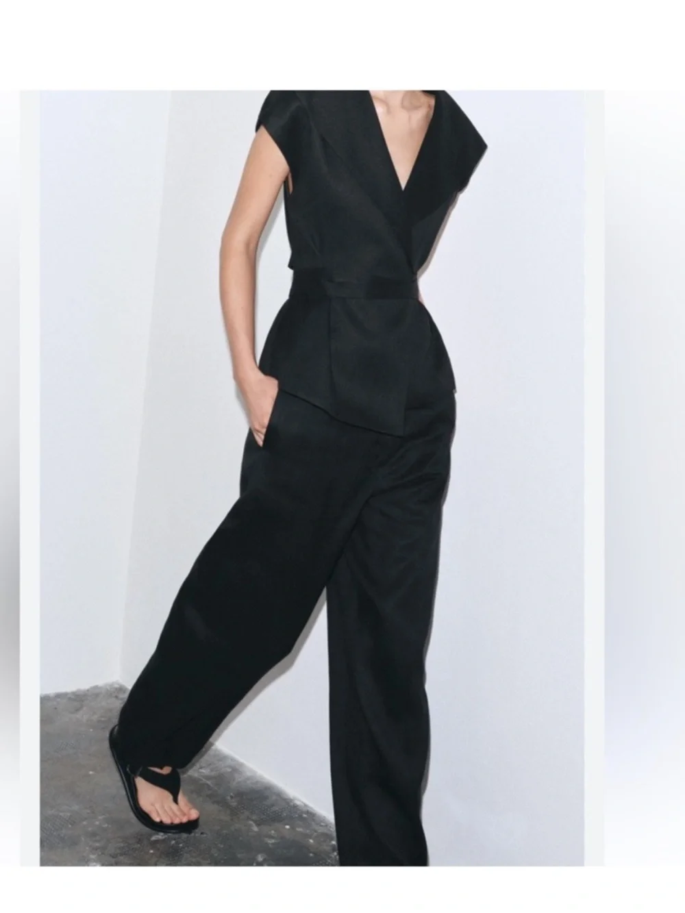 NWT ZARA 100% LINEN WIDE PANTS  🚨FIRM PRICE NO DISCOUNT
